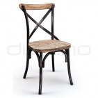 Vintage chair, cross back chair