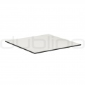 Restaurant outdoor table tops - WHITE COMPACT TABLE HPL TOP