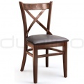 Wooden chairs - XTON 04 UP AMERICAN WALNUT