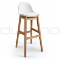 Wood bar stools - DL FINE BS WHITE