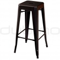 Metal bar stools - DL FACTORY II. BS BLACK