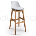 Wood bar stools - DL FINE BS GREY OAK