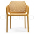 Patio & outdoor plastic chairs - NARDI NET P MUSTARD