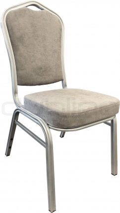 DL PRESTIGE SILVER - Silver, grey banquet chair