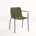 Patio & outdoor dining chairs, garden chairs - DL ATOS GREEN DARK