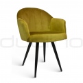 Upholstered dining chairs - DL ADEL CAMEL